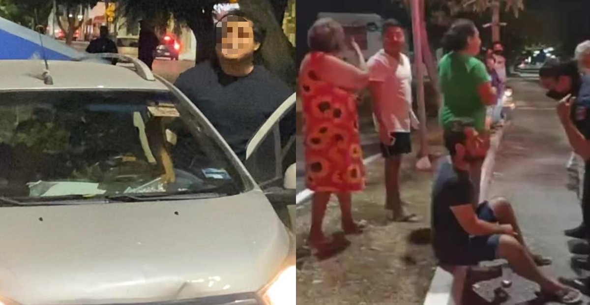 Conductor atropella a manifestantes en la avenida Canek de Mérida; hay varios heridos: VIDEO