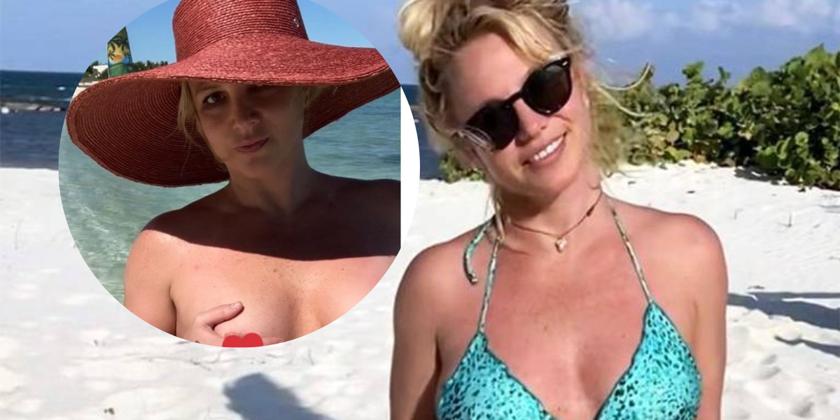 Britney Spears sorprende en topless en Playa del Carmen: FOTOS