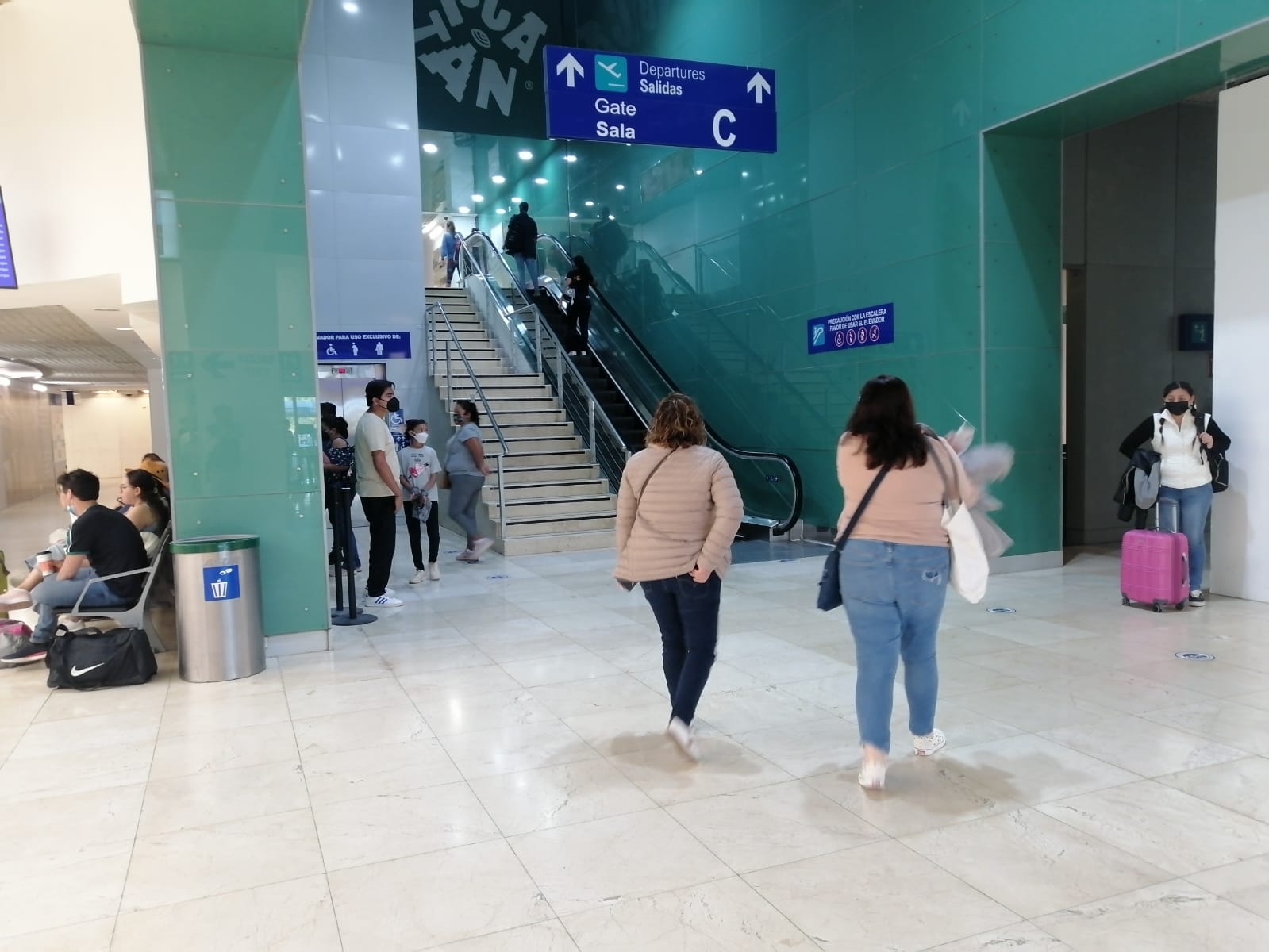 Vuelos del aeropuerto de Mérida, sin afectaciones por las fuertes lluvias