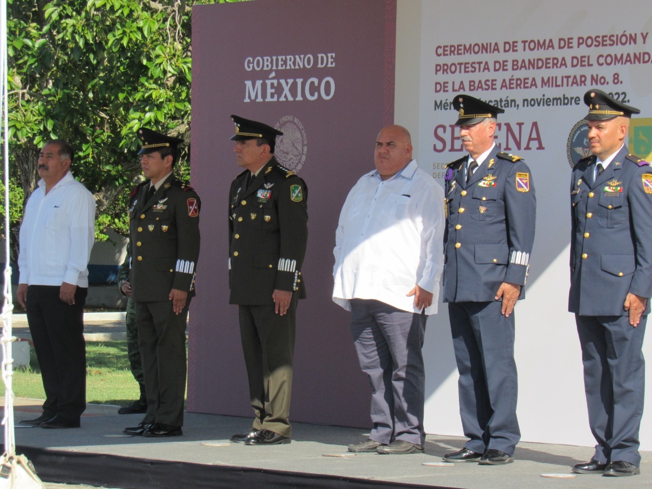 El evento se realizó la mañana de este martes en la Base Aérea Militar número 8