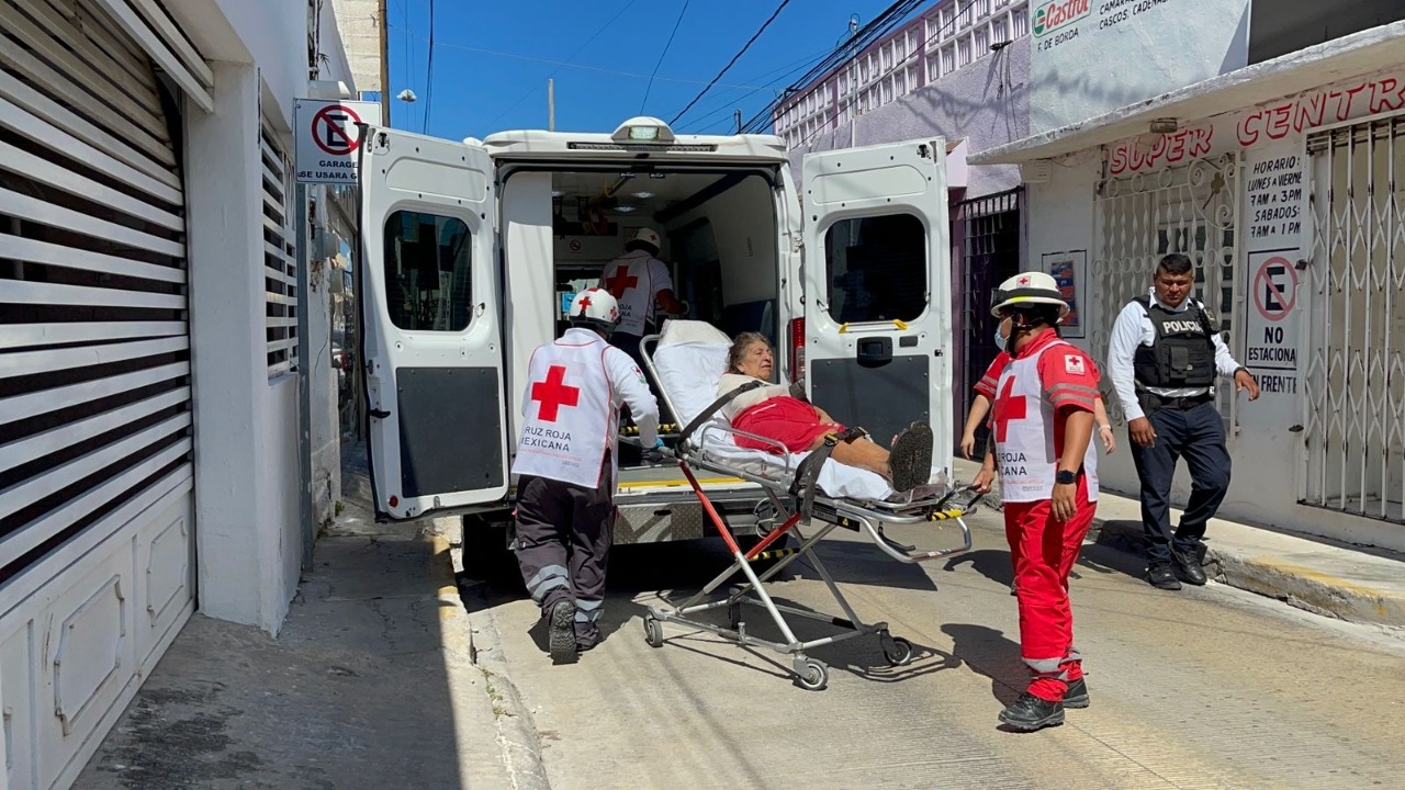 La mujer fue trasladada al hospital general de Campeche