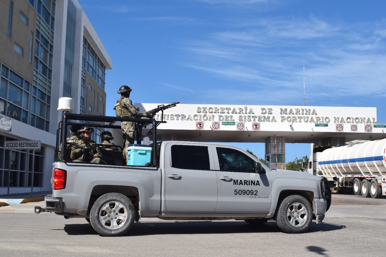 Visita del Secretario de la Marina federal en Progreso genera fuerte operativo