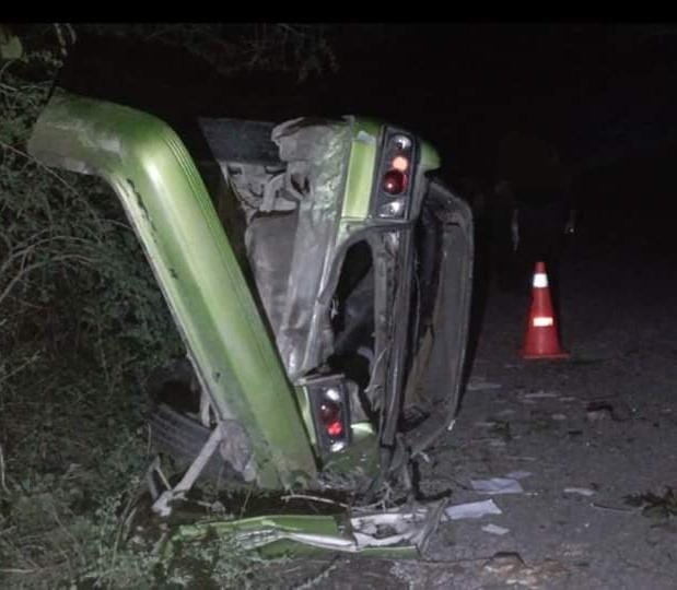 Arturo, de 37 años de edad, sufre un accidente en la carretera estatal San Pedro-Chan-Xcail