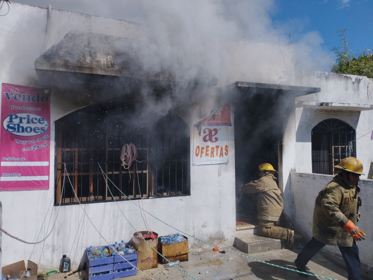 Hombre prende fuego en la vivienda de su pareja en Tizimín