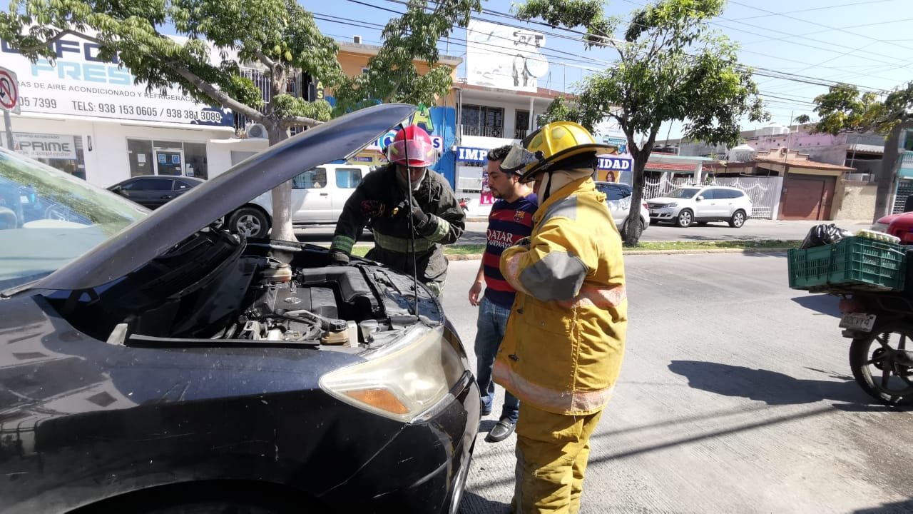 La camioneta registró solamente daños menores