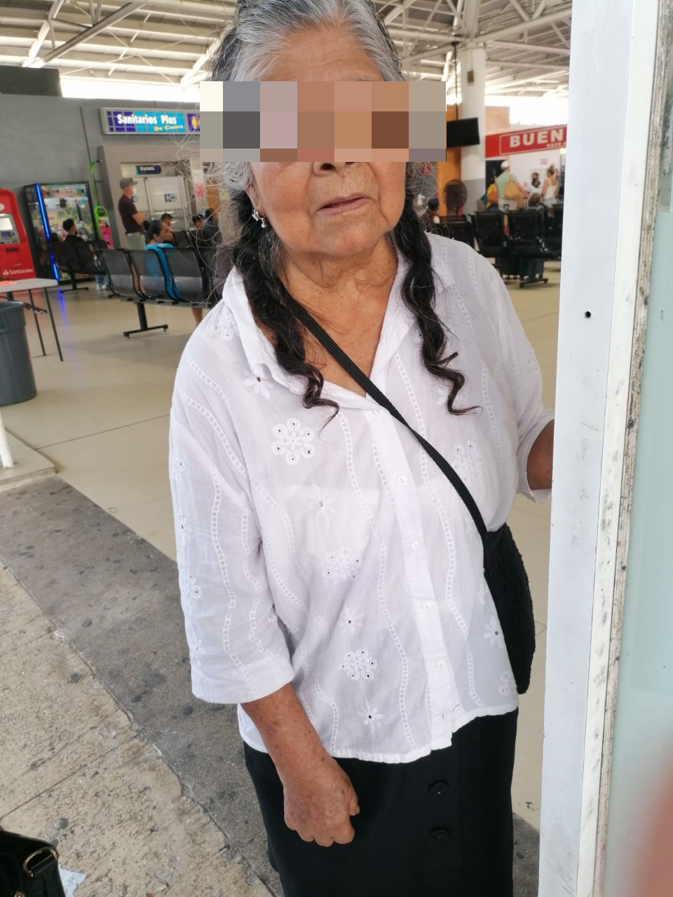 La mujer proviene de Veracruz y tiene 75 años