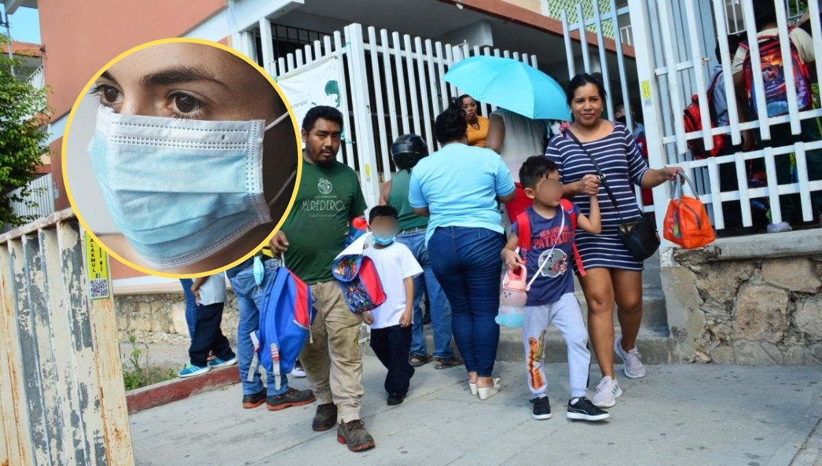 Los filtros sanitarios y el uso de cubrebocas continuará en las escuelas en Campeche