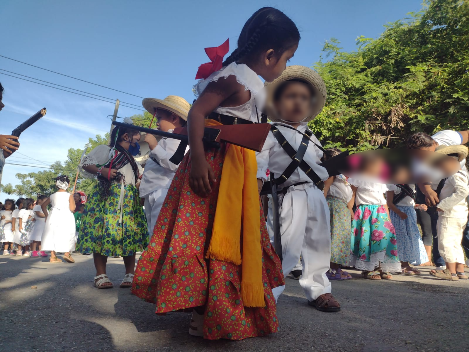 Jardín de niños en Felipe Carrillo Puerto celebra Revolución Mexicana