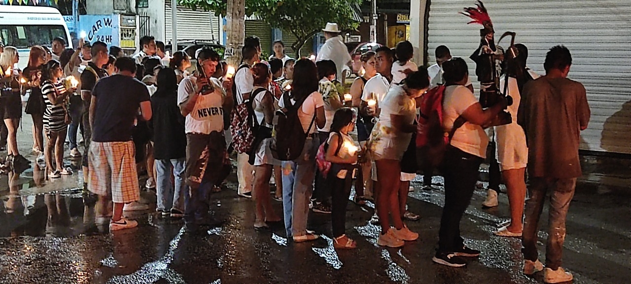 Así fue la procesión en honor a la Santa Muerte en Playa del Carmen: FOTOS