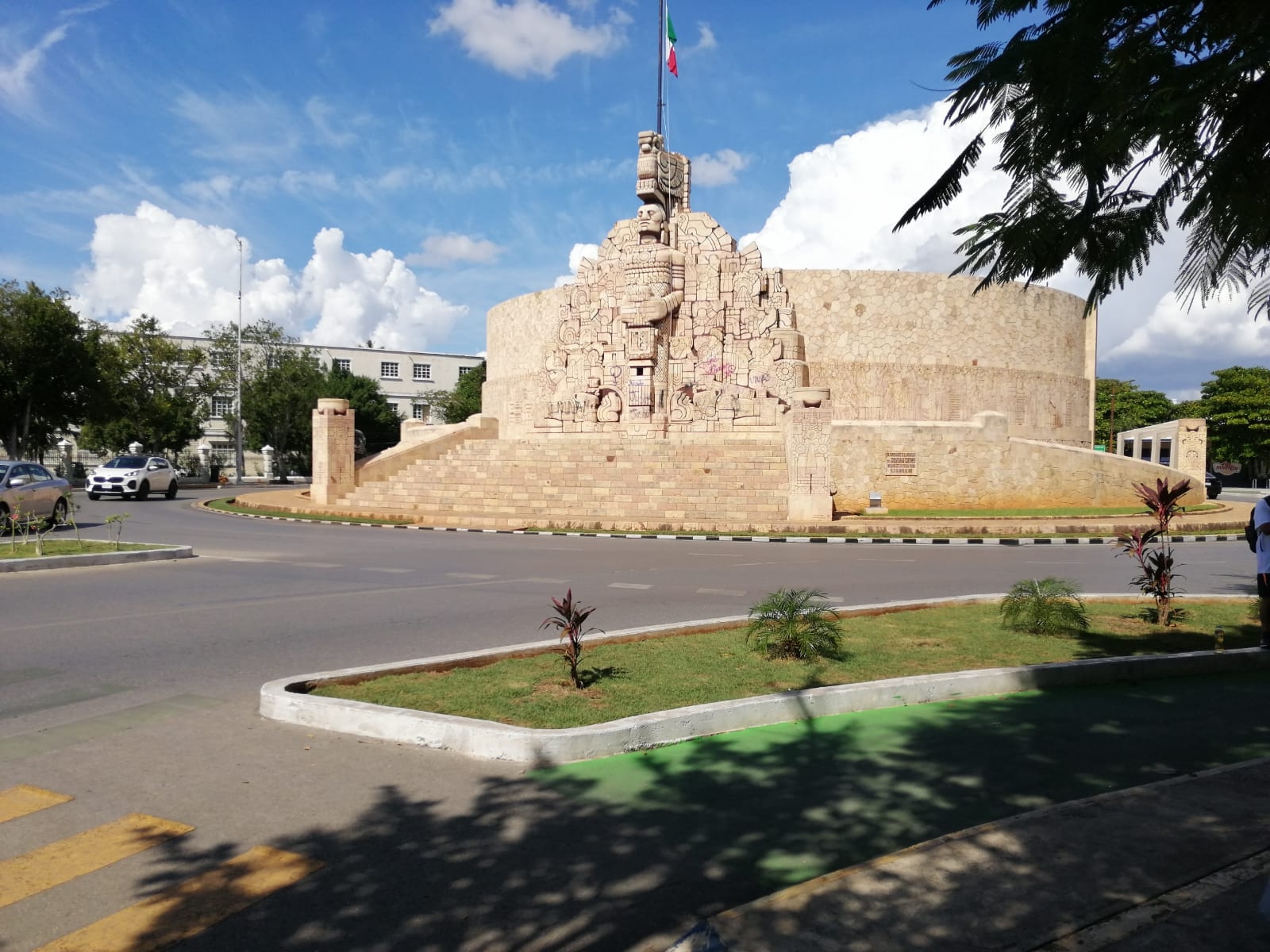 Vacío el Monumento a la Patria en Mérida tras el empate entre México vs Polonia: EN VIVO