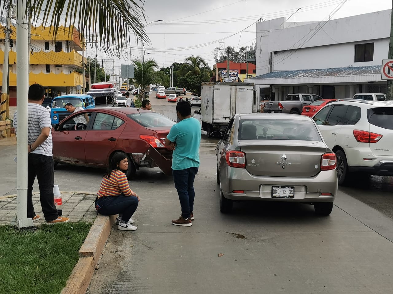 El vehículo afectado resultó con mayores daños materiales