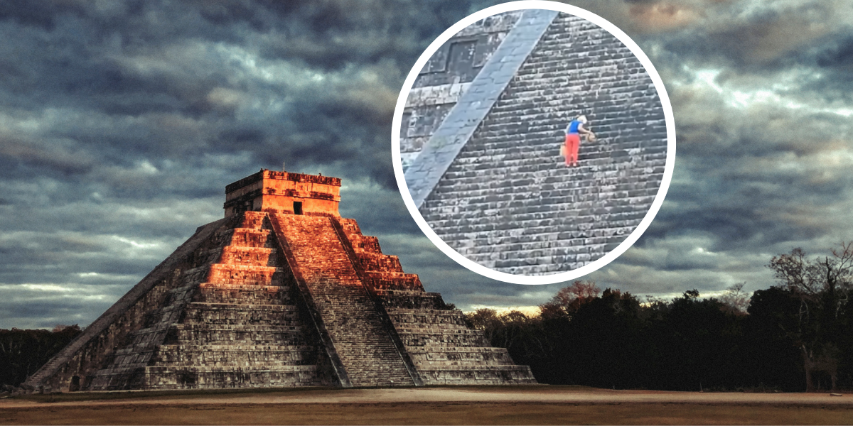 Esta fue la insignificante multa que pagó Lady Chichén Itzá por subir la pirámide de Kukulcán