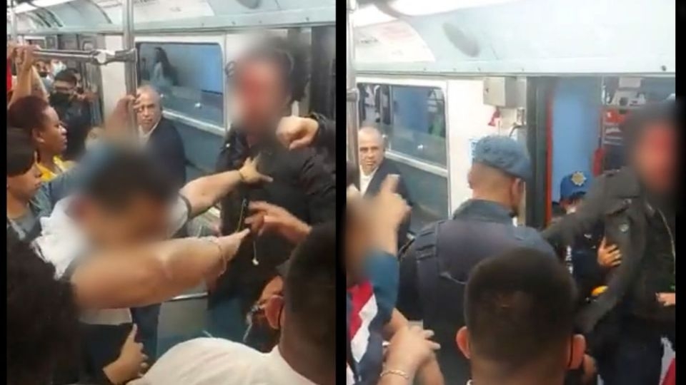 “Tengo Sida”, dice hombre mientras escupe a otro durante pelea en el Metro CDMX: VIDEO