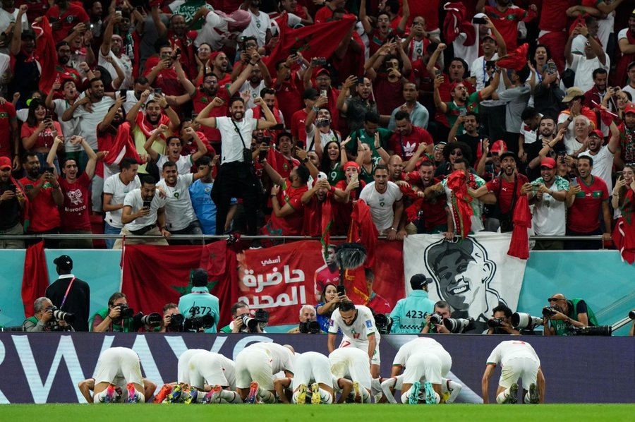 Marruecos se suma a las sorpresas de Qatar 2022 tras vencer a Bélgica
