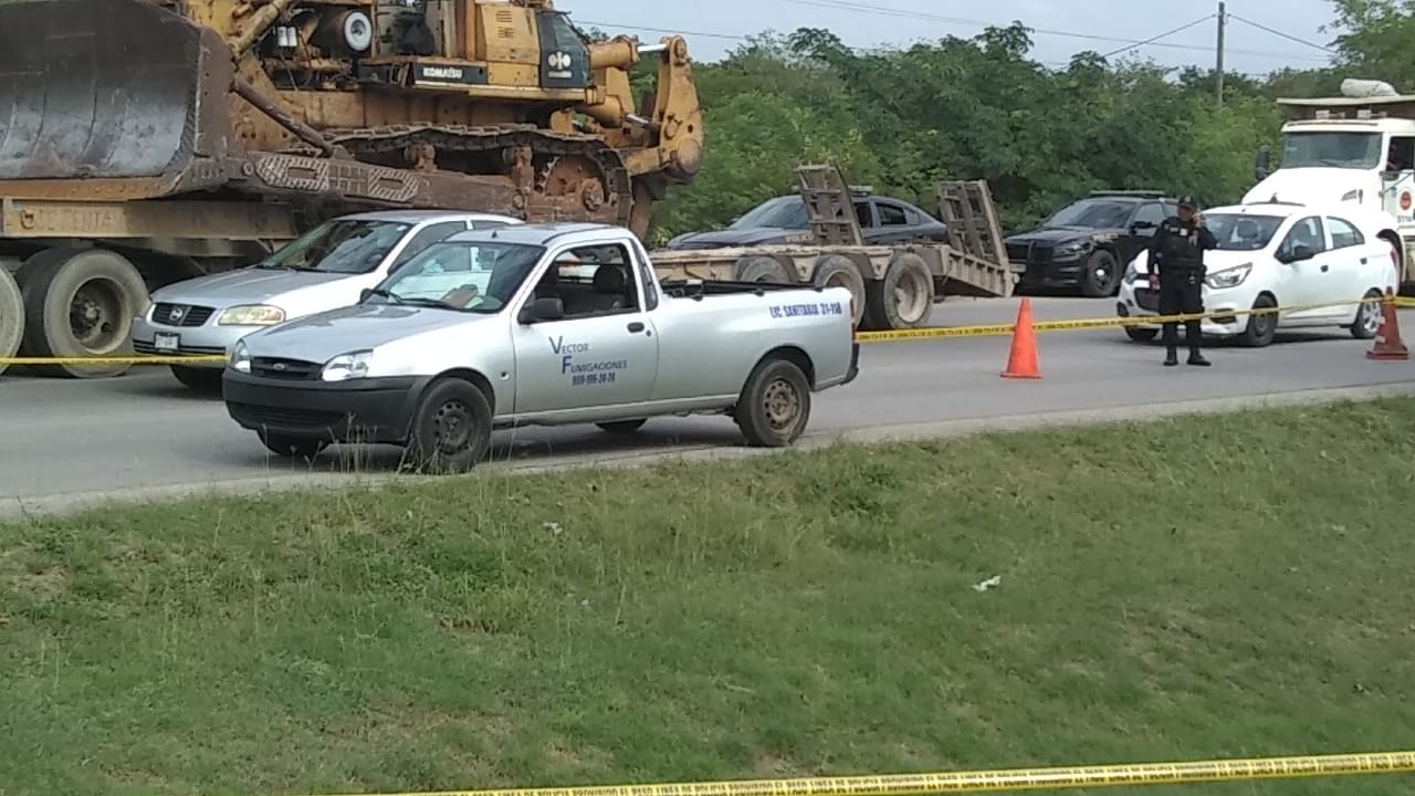 Hieren a un conductor de un presunto balazo en el Periférico de Mérida: VIDEO