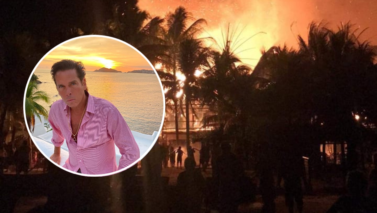 Roberto Palazuelos lamenta el incendio de dos hoteles en Holbox