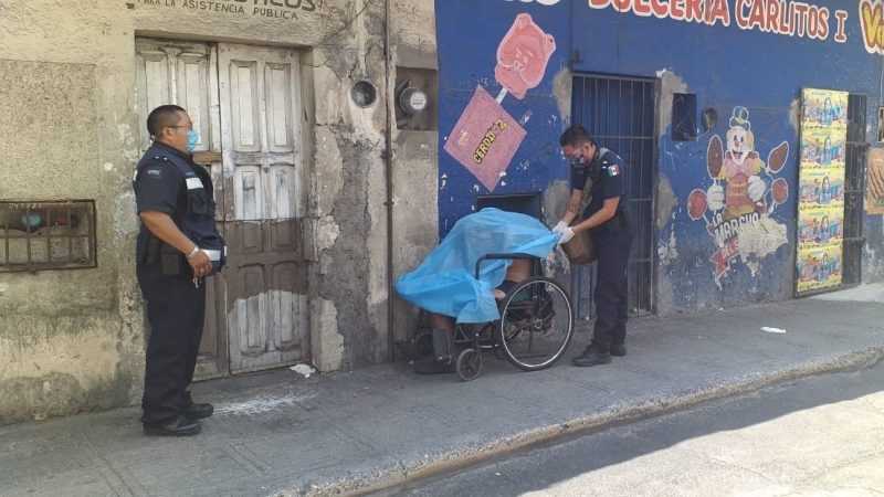 Los paramédicos de la Policía Estatal acudieron para auxiliar al hombre de la tercera edad, pero nada pudieron hacer