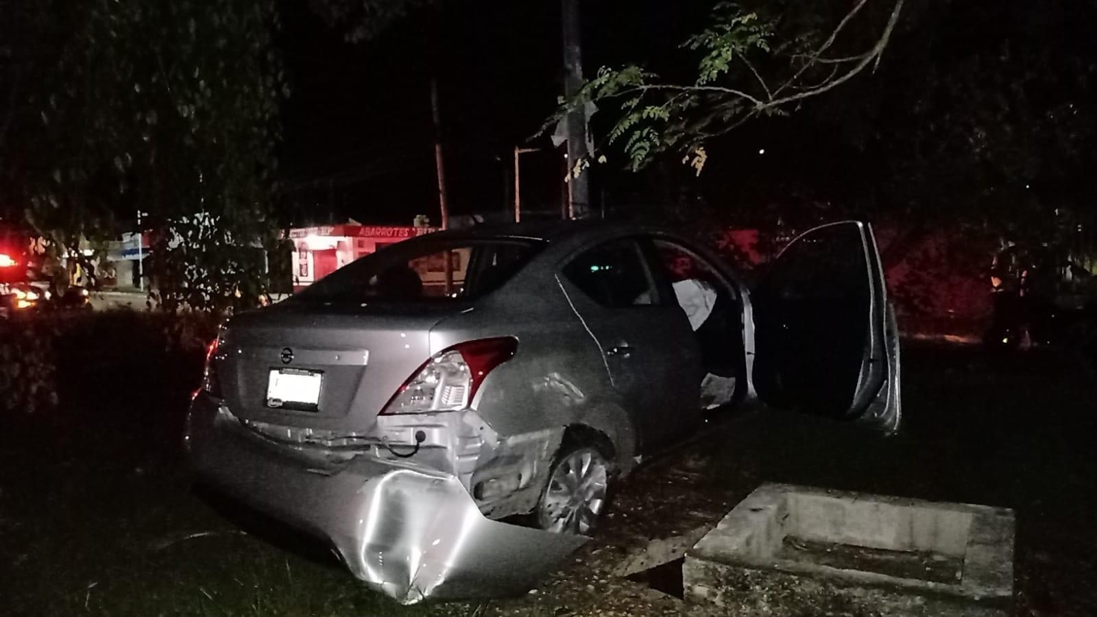 El accidente ocurrió en el cruce de las avenidas Erick Paolo Martínez con Faisán en Chetumal