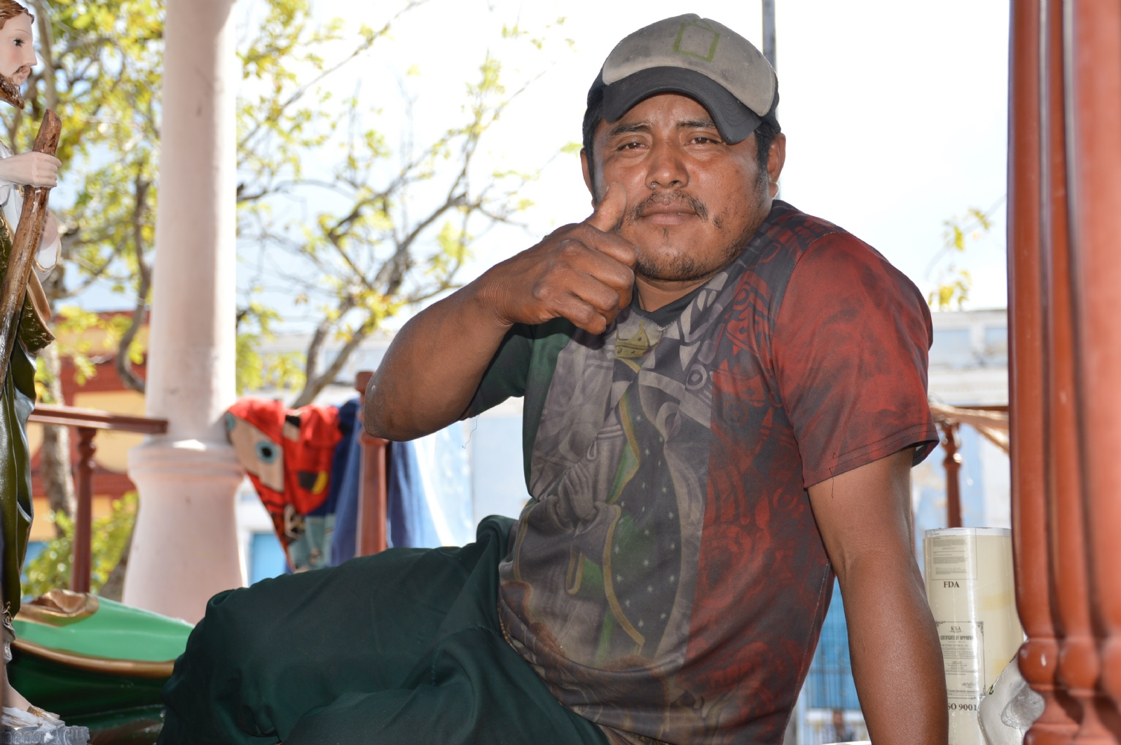 Peregrino yucateco llega a Campeche tras 29 días de viaje a la Basílica de Guadalupe