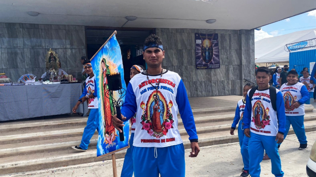 Peregrinos llegan al Santuario de la Virgen de Guadalupe en Chetumal: EN VIVO