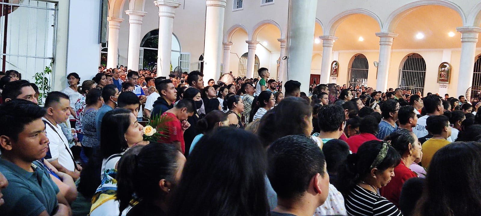 Celebran a la Virgen Morena en Ciudad del Carmen