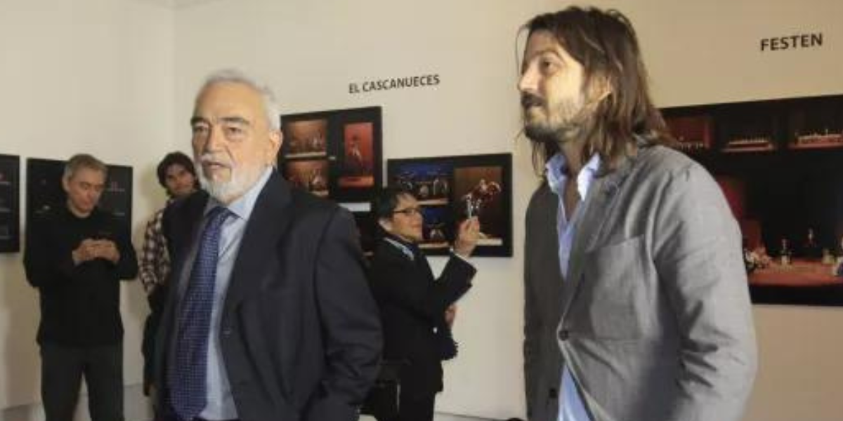 Diego Luna y su padre. Foto: Especial