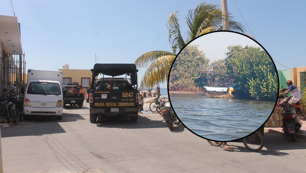 La lancha se encontraba en un manglar de Chelem