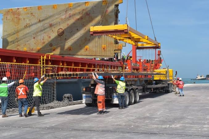 Esta semana se registró el último cargamento de rieles para el Tramo 4 de Izamal a Cancún.