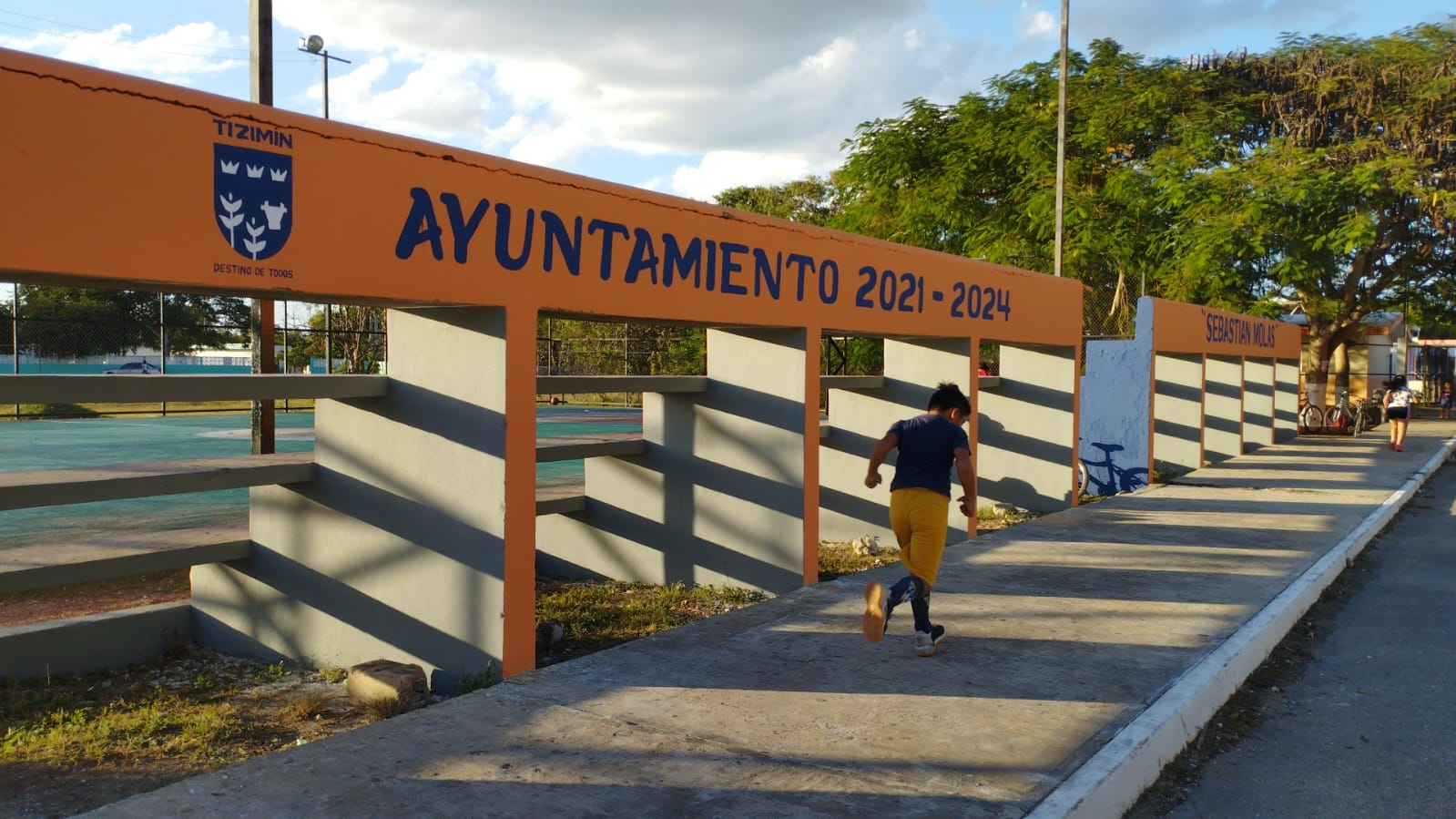 Los deportistas le habían dado mantenimiento a la cancha tras el olvido del Ayuntamiento