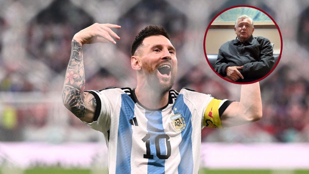 Sería un homenaje a Messi, Maradona y al Che, dijo AMLO