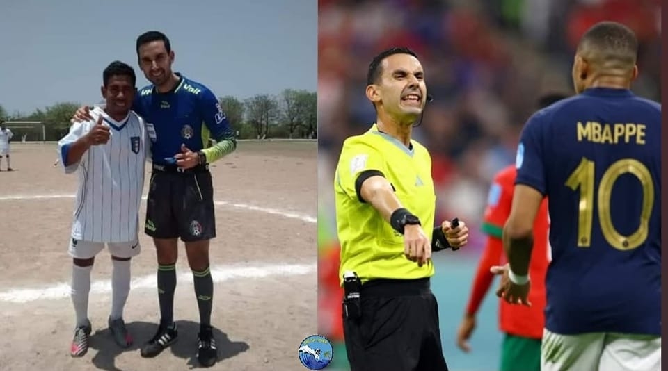 El nazareno fue el encargado de arbitrar el Francia vs Marruecos