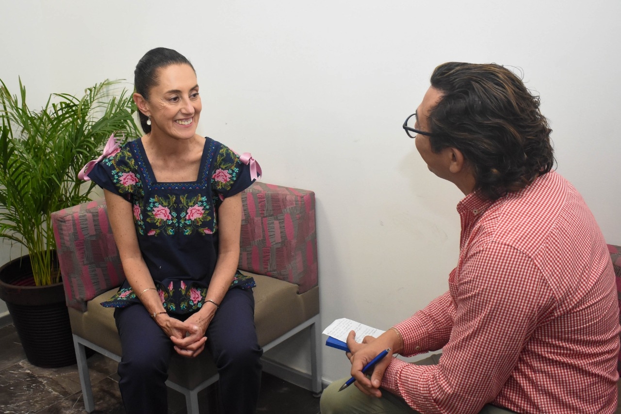 Claudia Sheinbaum visitó Mérida para impartir una conferencia en La inalámbrica