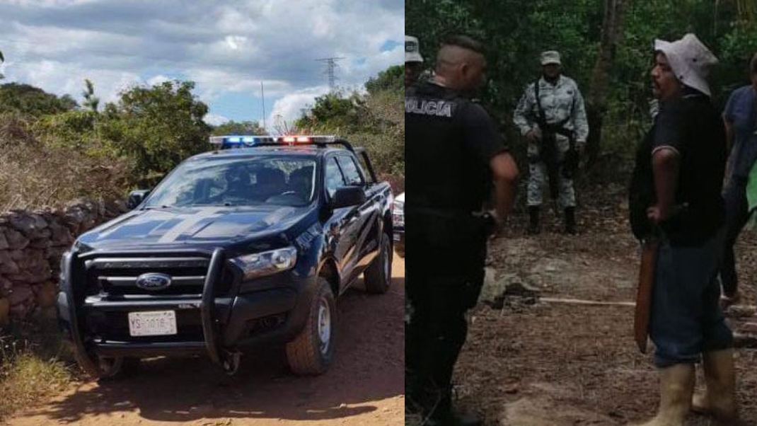 Un labriego que iba su milpa, en la carretera hacia Tekax, hizo el reporte a las autoridades