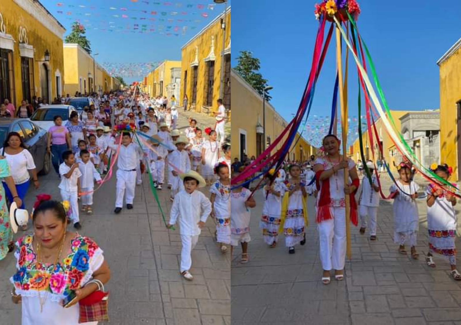 La vaquería infantil se realizó en marco del inicio de las fiestas patronales en Izamal