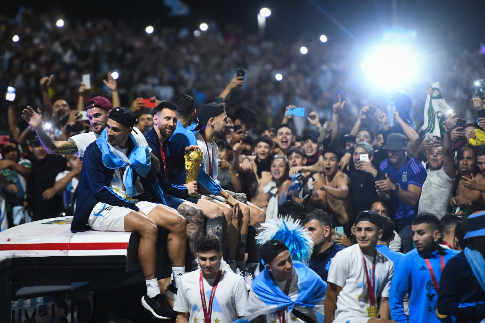 Argentina celebra a Messi y su Selección tras el triunfo en Qatar 2022: EN VIVO