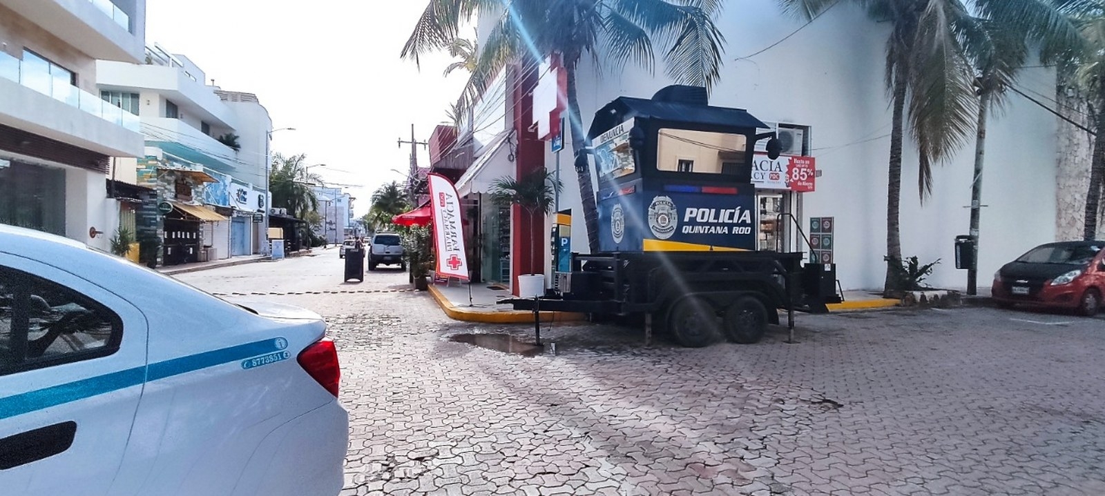 Instalaron casetas especiales, una en la Primera avenida y la otra en la calle Primera con 12