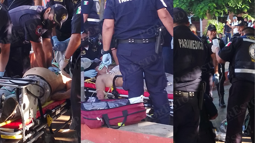 Hombre sufre un infarto en pleno parque de San Cristóbal, en Mérida: VIDEO