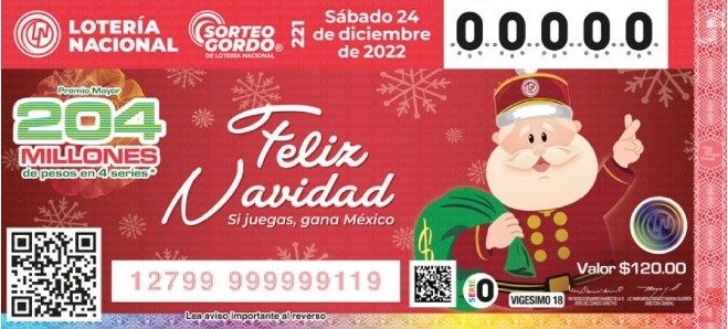 Como cada año la Lotería Nacional organiza el Sorteo Gordo de Navidad