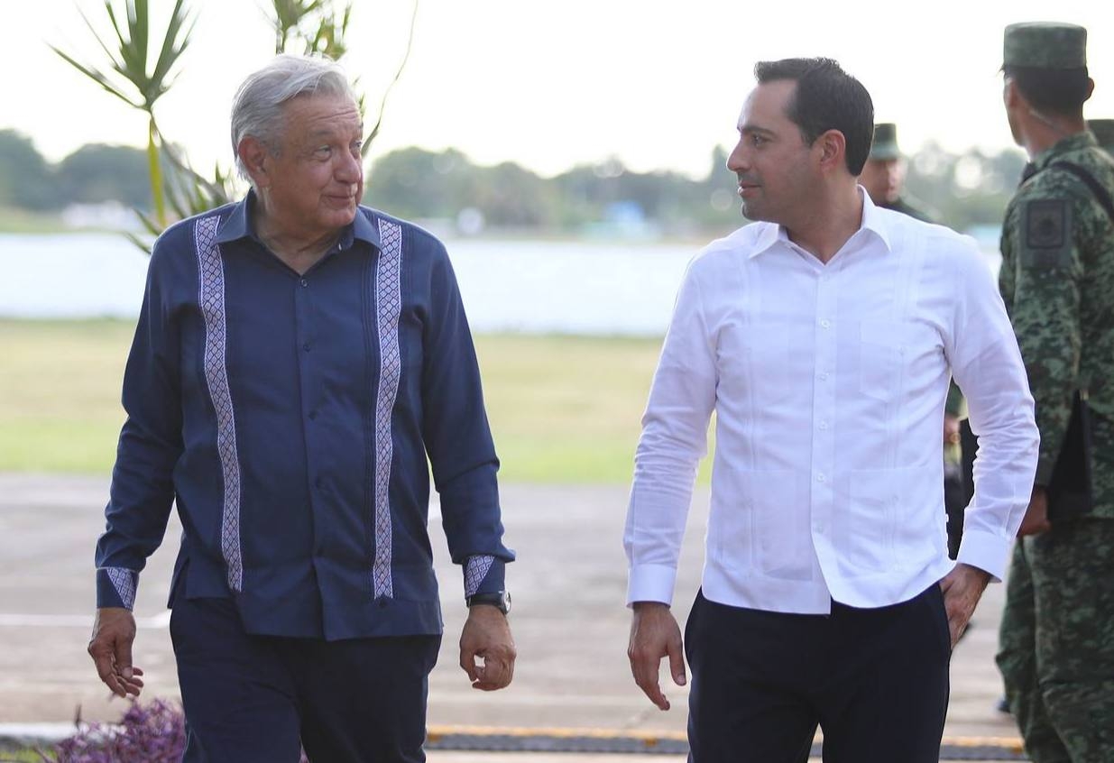 AMLO y Mauricio Vila supervisan avance de proyectos; reiteran compromiso con Yucatán