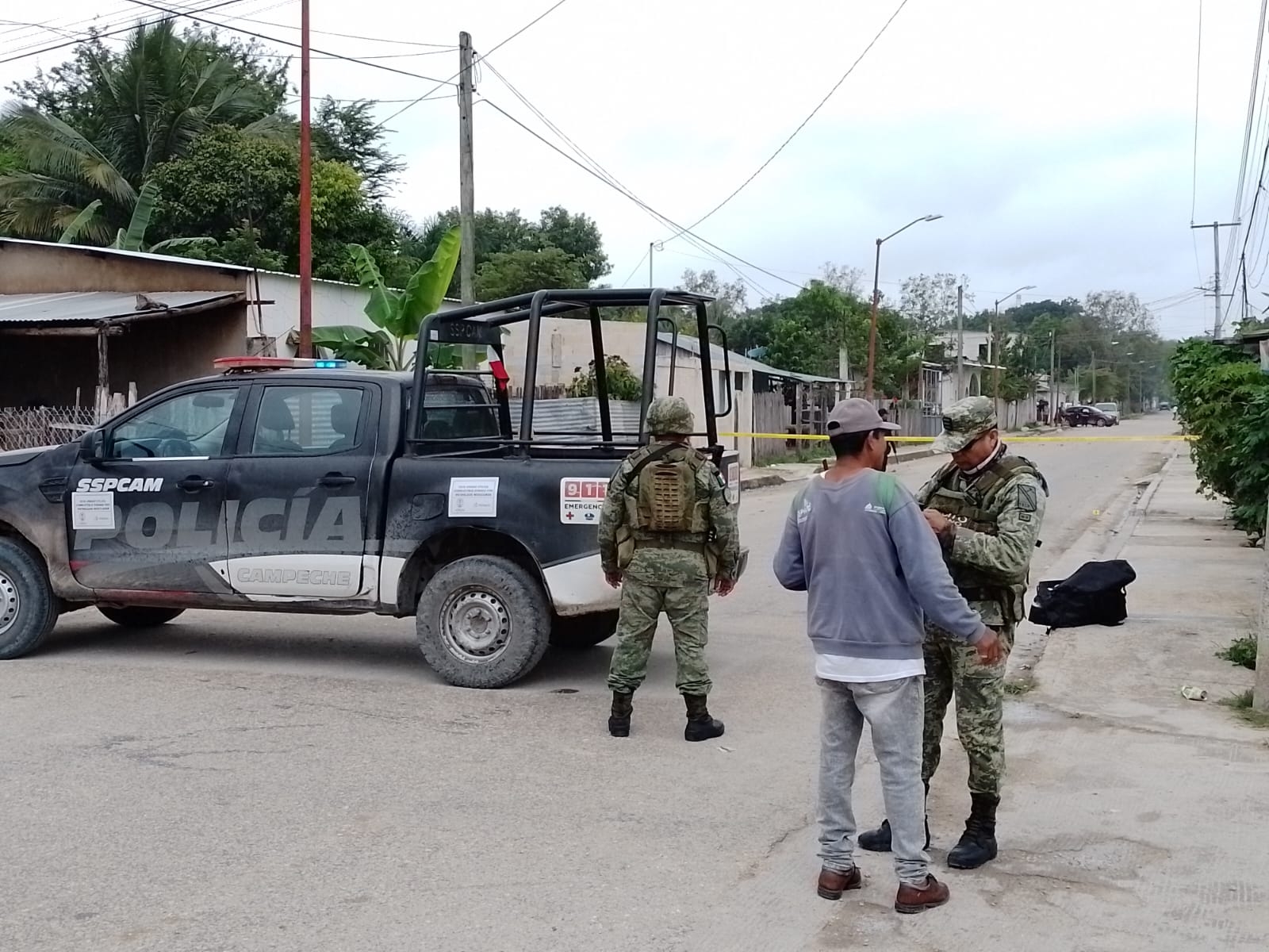 El hombre resultó ileso del ataque