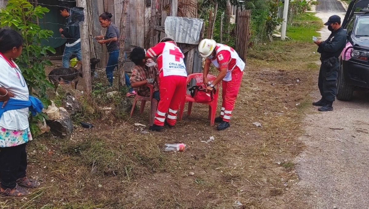 Hombre machetea al presunto ladrón de un triciclo en Escárcega