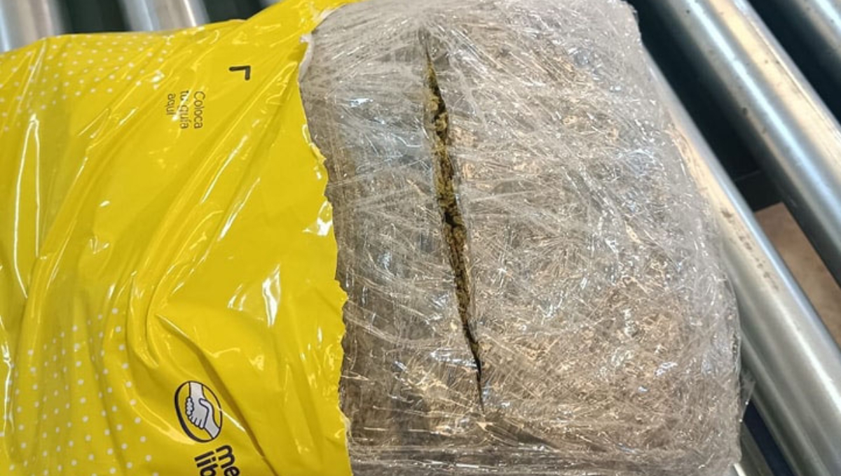 La marihuana era transportada en la paquetería Mercado Libre