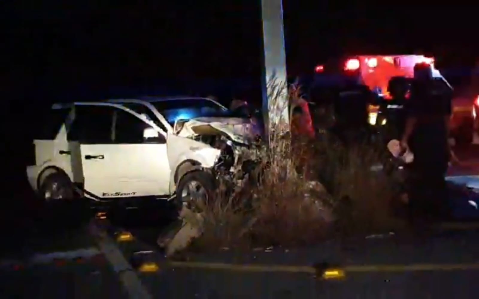 Ambos vehículos quedaron destrozados