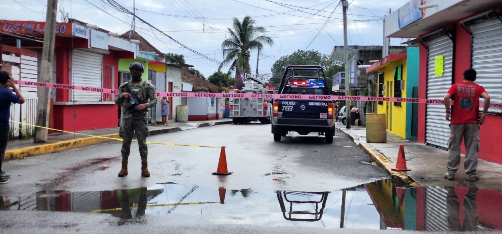 Cuando los policías se acercaron se percataron que lamentablemente el cuerpo de “el mecánico”, ya comenzaba a descomponerse