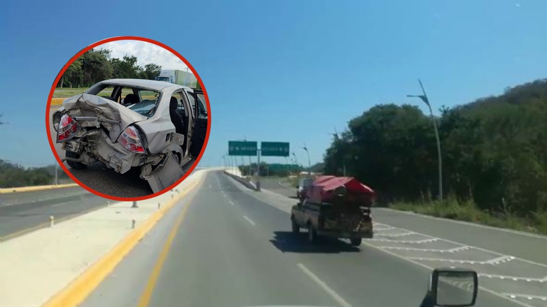 Motociclista choca contra un carro en la vía Mérida-Campeche; circulaba a 130 km por hora