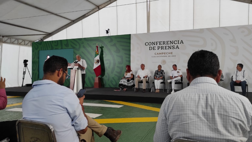 AMLO refrenda respaldo del Gobierno Federal a Campeche