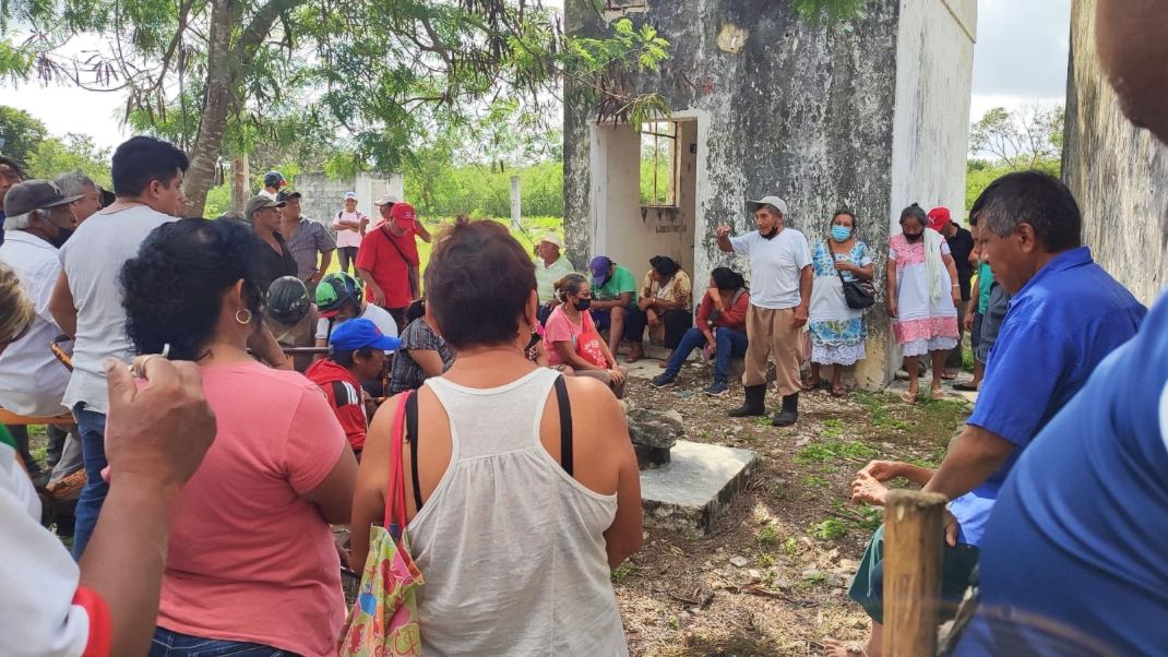 Los afectados dijeron que lo que antes fue un terreno baldío lleno de maleza y basura hoy es un área agrícola gracias a ellos