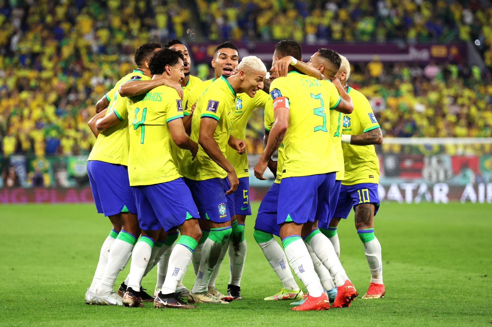 Richarlison y la celebración. Foto: Especial