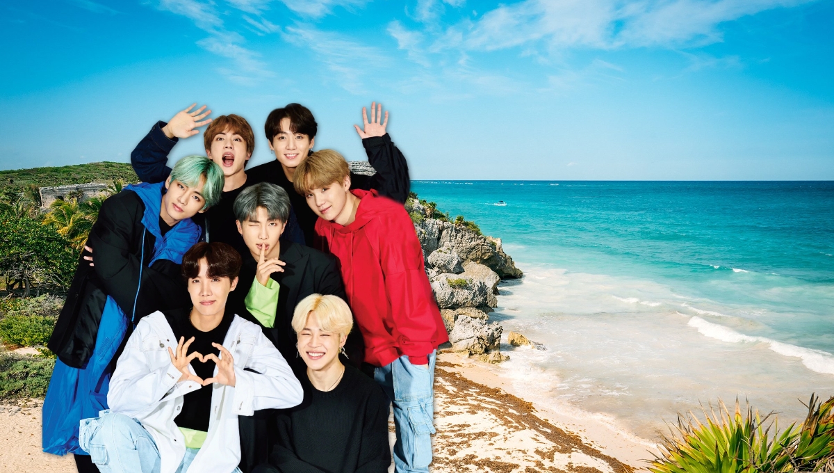 Un integrante de BTS habría visitado la Península de Yucatán