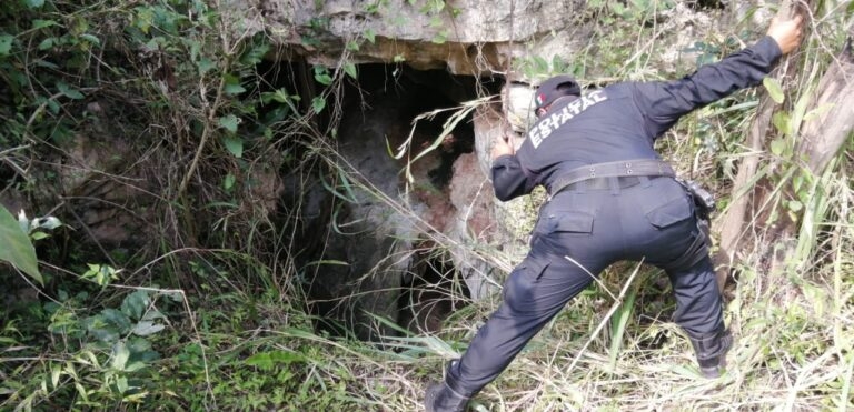 Capturan a hombre escondido en una cueva tras degollar a su amigo en Yaxcabá